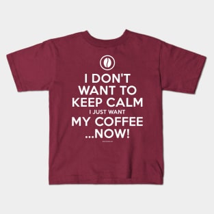 Calm & coffee Kids T-Shirt